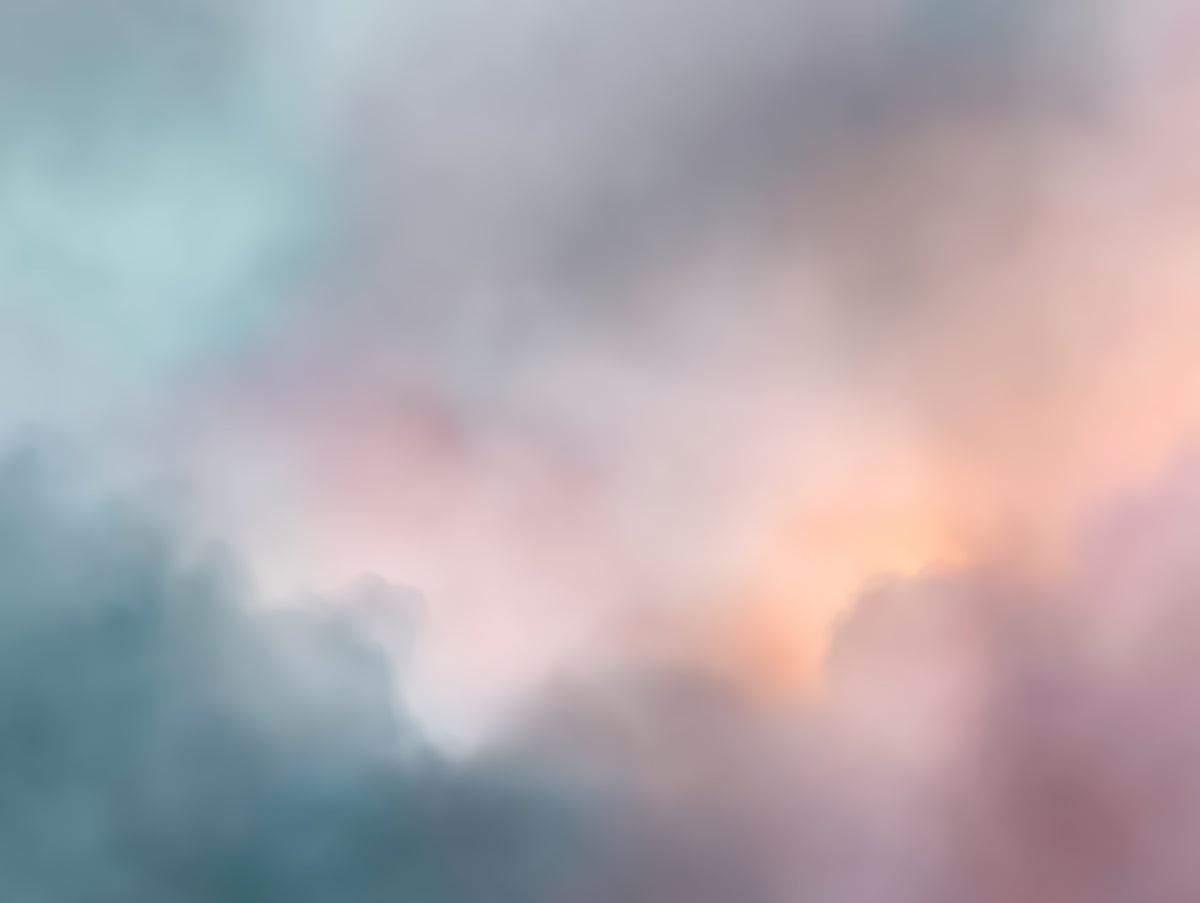 Ethereal Pastel Cloudscape Wall Mural
