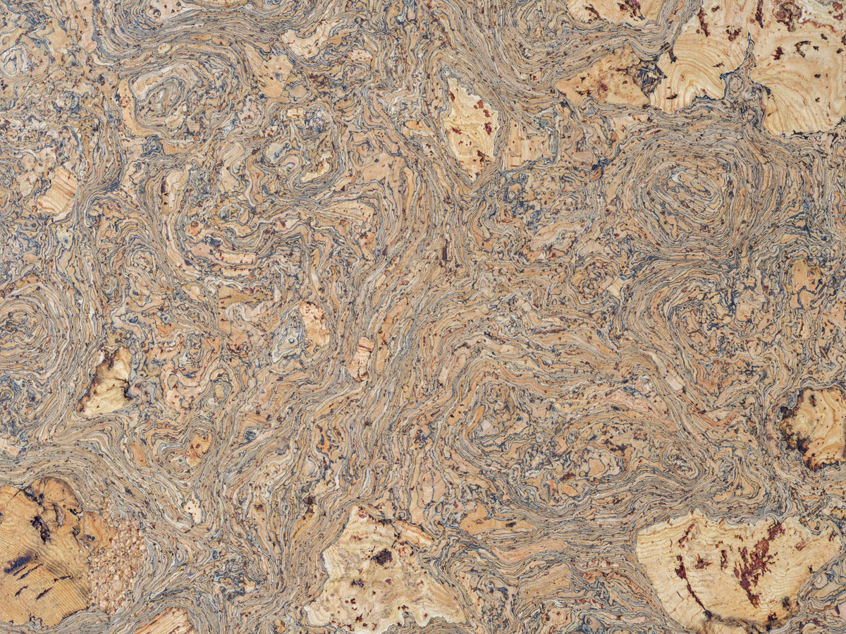 Organic Bark Swirls Wall Mural