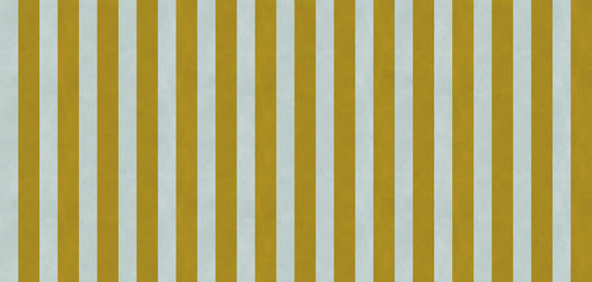 Ochre and Sage Vertical Stripe Wall Mural