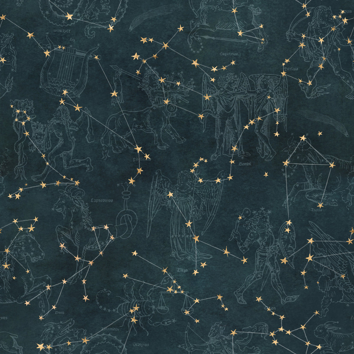 Eternal Star Atlas - Petrol Wallpaper⁠