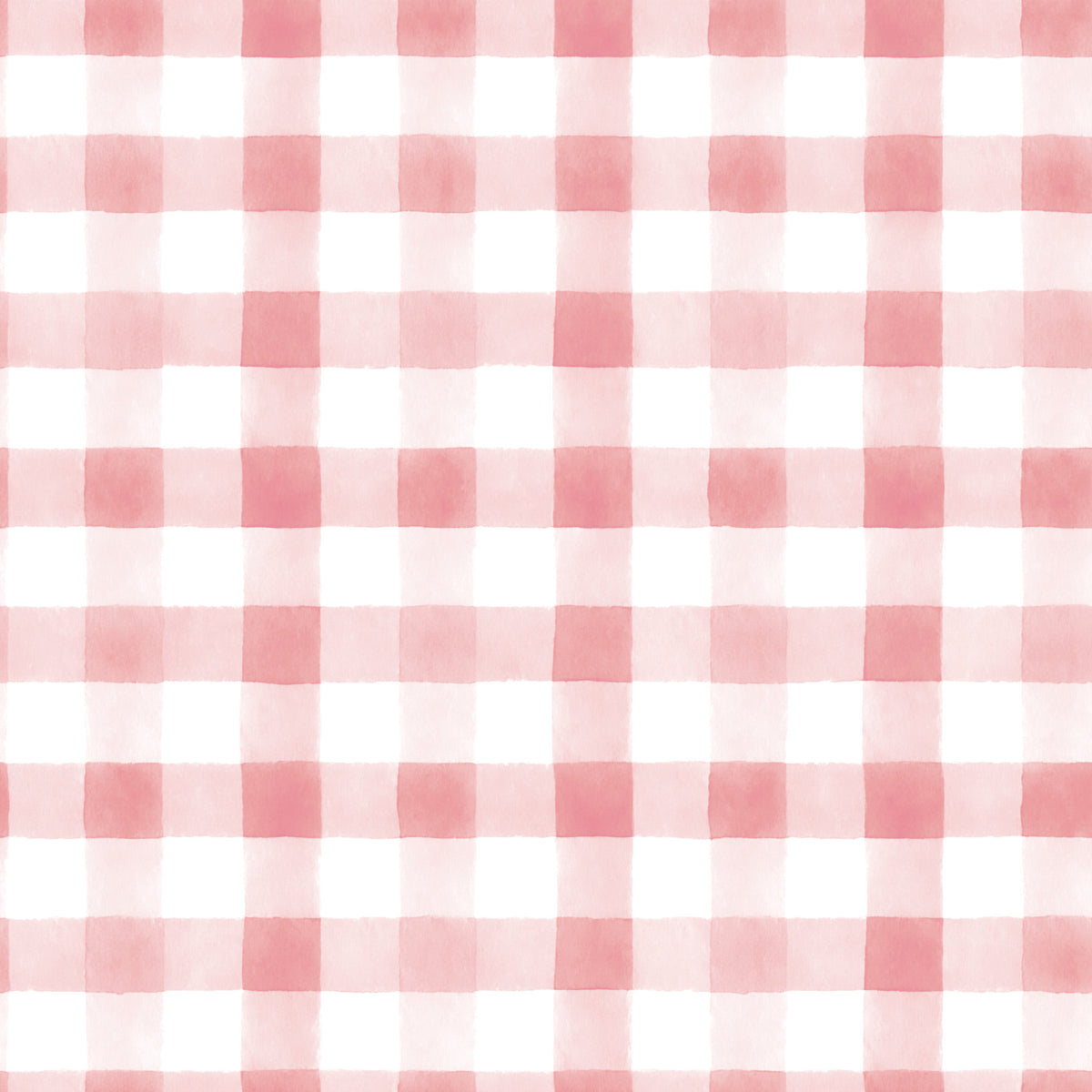 Blush Checked Grid Art Wallpaper⁠