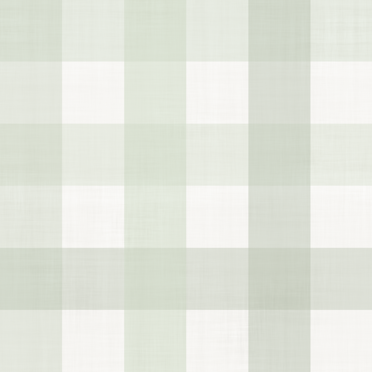 Green Gingham Plaid Linen Look Texture Wallpaper⁠