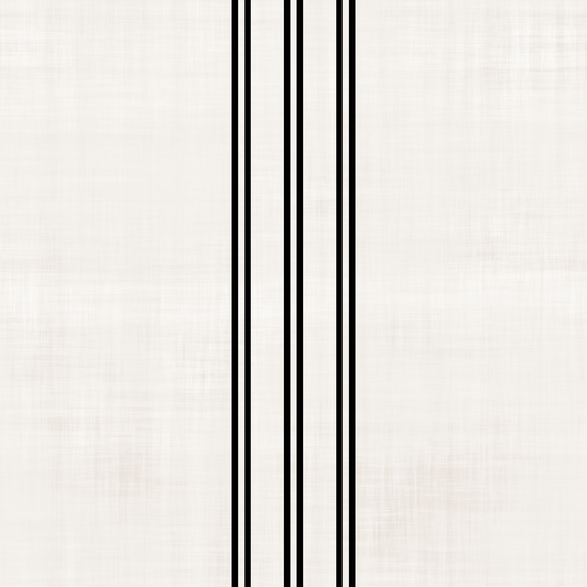 Black Stripes Linen Look Texture Wallpaper⁠