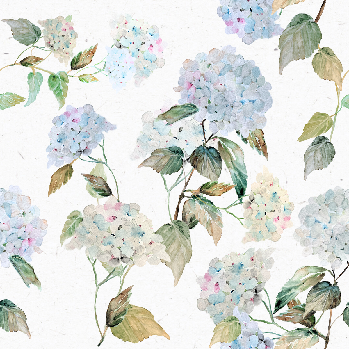 Blue Hydrangeas Wallpaper⁠