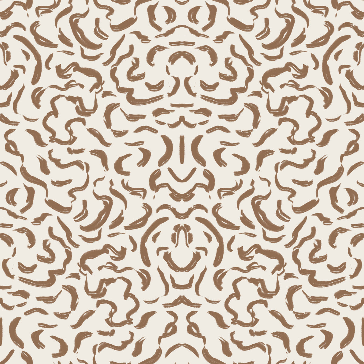 Abstract Umber Swirls Wallpaper⁠ in your room — zoomed