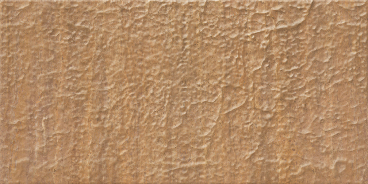 Warm Beige Textured Stone Wallpaper Wall Mural in your room — zoomed