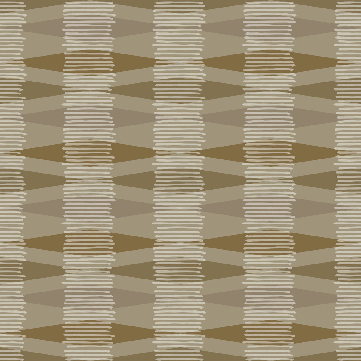 Earth Tone Geometric Rhythm Wallpaper⁠ in your room — zoomed