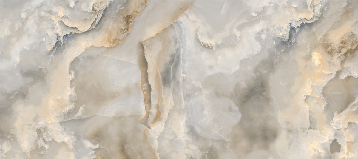 Natural Cream Onyx Stone Texture Wall Mural