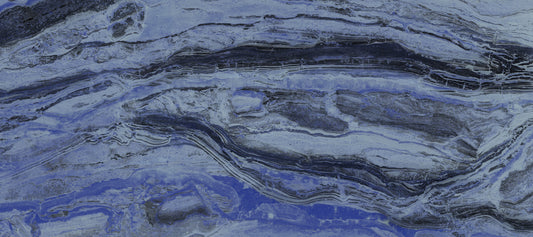 Midnight Blue Ethereal Marble Wall Mural
