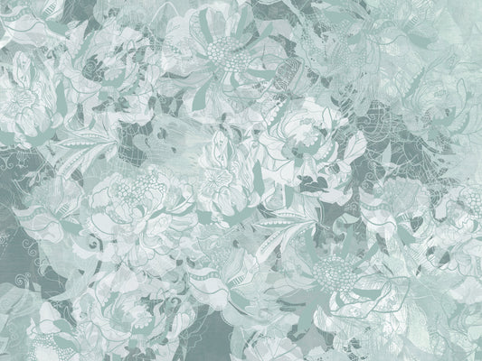 Warm Botanical Floral Wall Mural Wall Mural