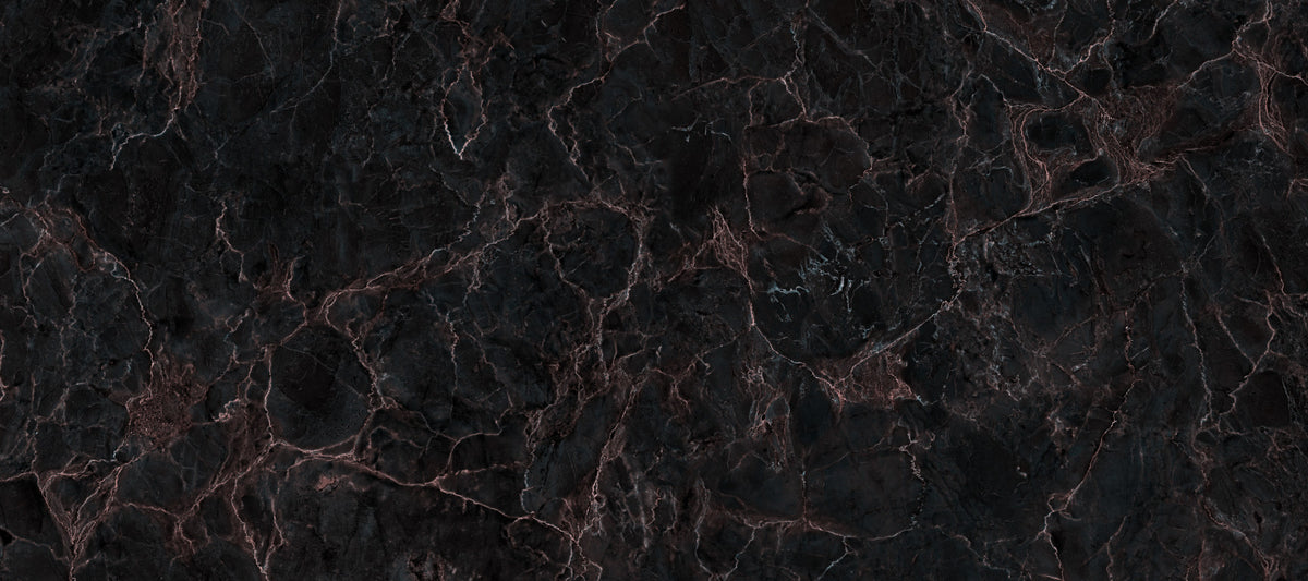 Midnight Obsidian Veins Wall Mural