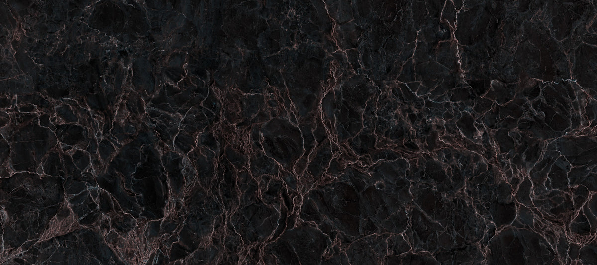 Midnight Rose Veined Marble Wall Mural