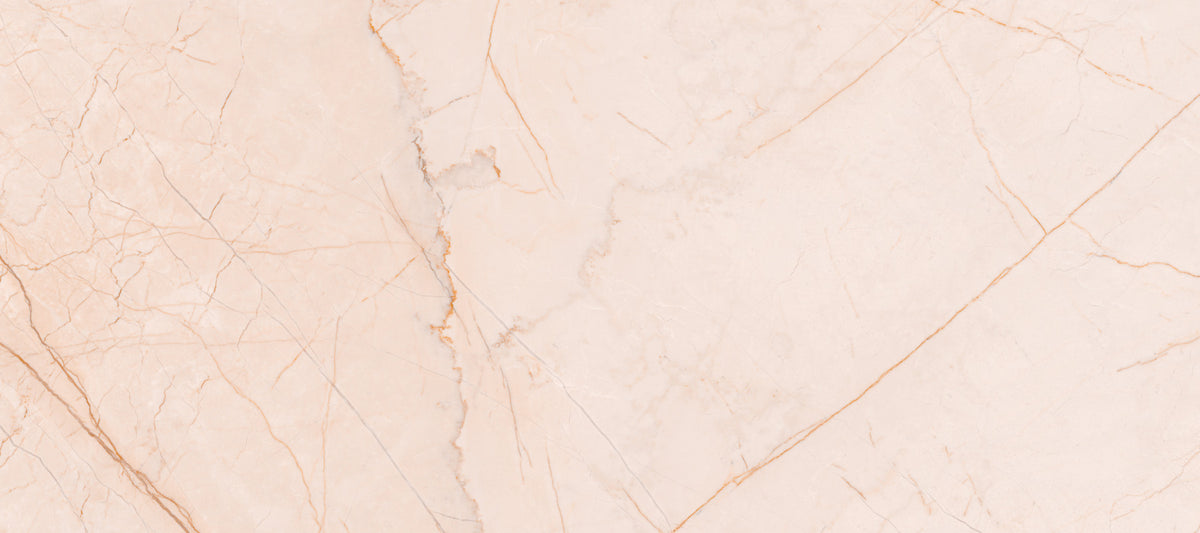 Blush Marble Vein Stone Wall Mural in your room — zoomed
