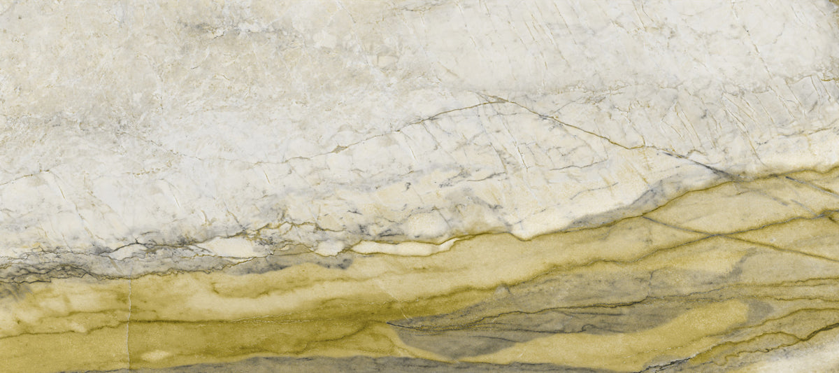 Golden Veined Cream Stone Wall Mural