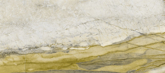 Golden Veined Cream Stone Wall Mural
