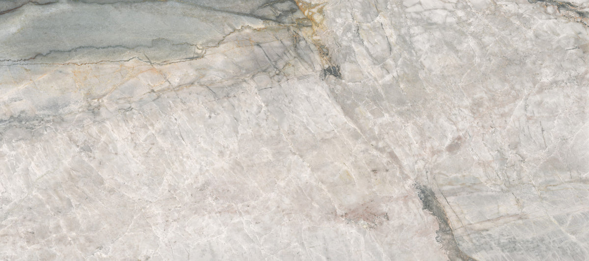 Natural Grey Stone Slab Pattern Wall Mural