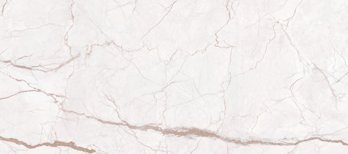 Subtle Blush Marble Veining Wall Mural in your room — zoomed