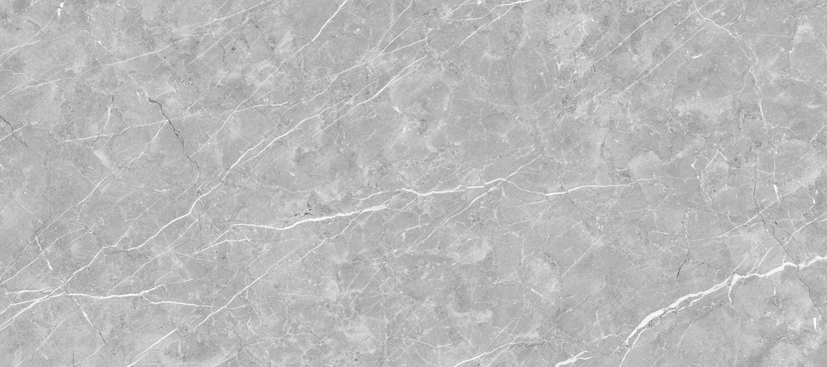 Classic Grey Veined Marble Wall Mural in your room — zoomed