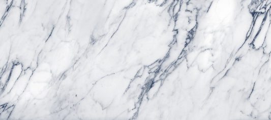 Classic White and Grey Marble Veins Wall Mural