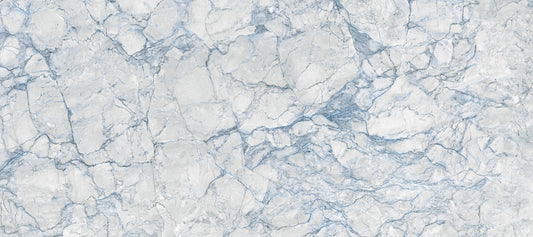 Azure Marble Vein Surface Wall Mural