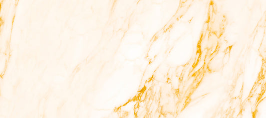 Golden Veined White Marble Slab Wall Mural