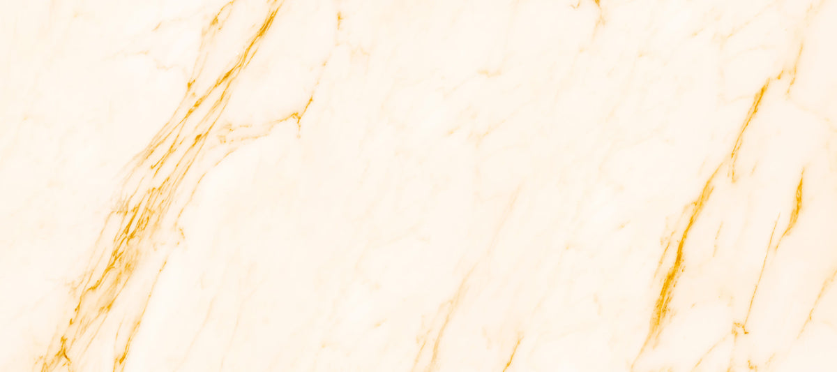 Golden Veined White Marble Wall Mural
