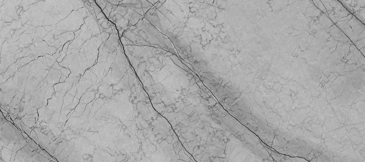 Monochromatic Grey Marble Vein Wall Mural in your room — zoomed