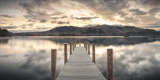 Dusk Over Still Waters Wall Mural