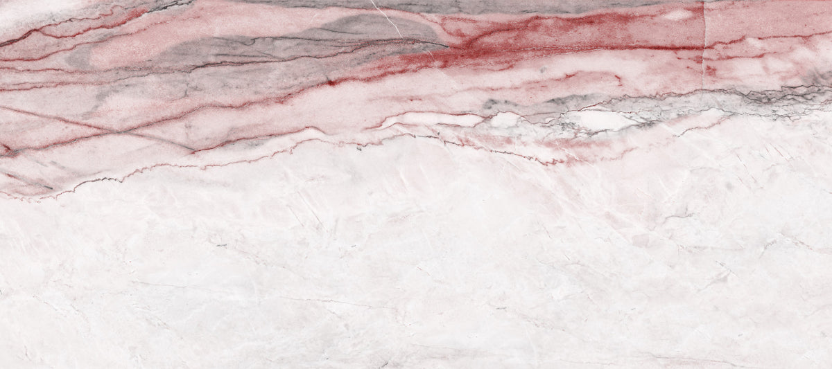 Rose Quartz Veined Marble Wall Mural