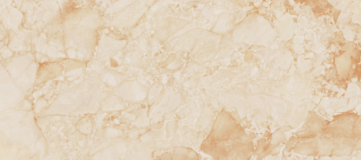 Cream Breccia Marble Texture Wall Mural in your room — zoomed