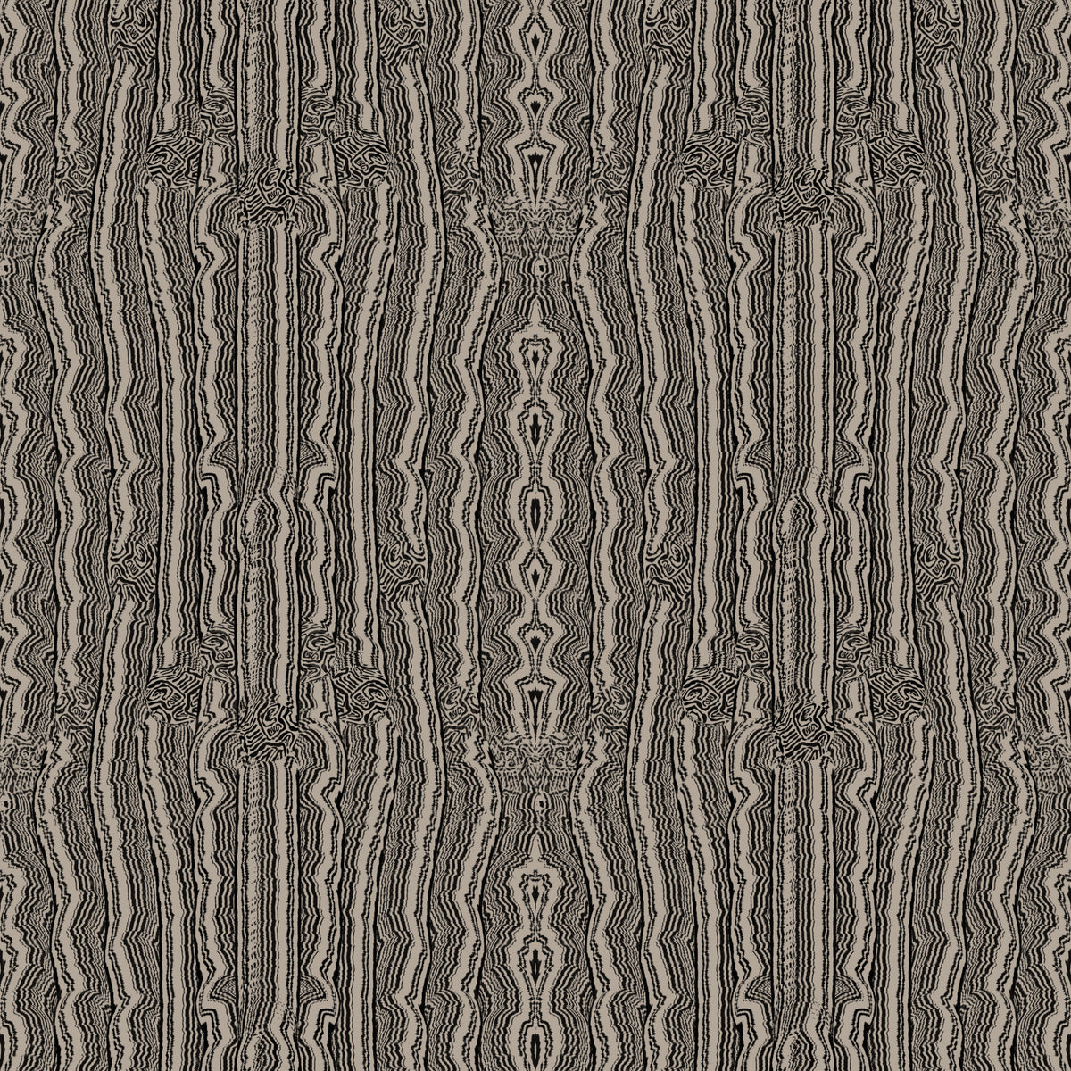 Monochrome Linear Wave Texture Wallpaper⁠ in your room — zoomed