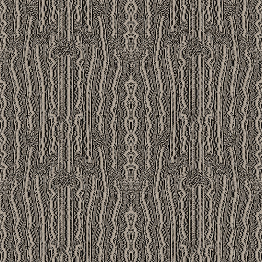 Monochrome Linear Wave Texture Wallpaper⁠