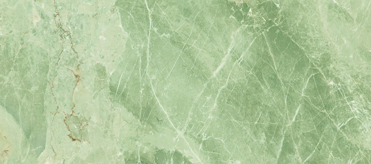 Sage Green Veined Marble Stone Wall Mural in your room — zoomed