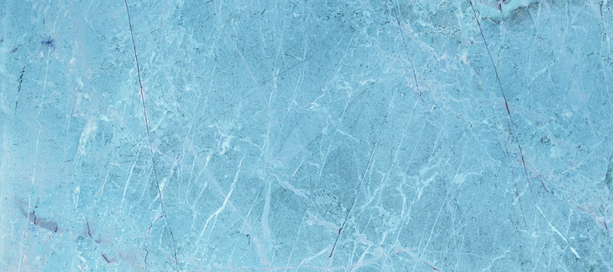 Serene Azure Marble Texture Wall Mural