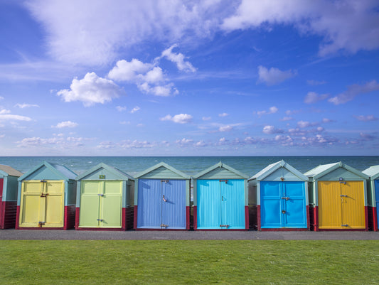 Summer Shoreline Architecture Wall Mural
