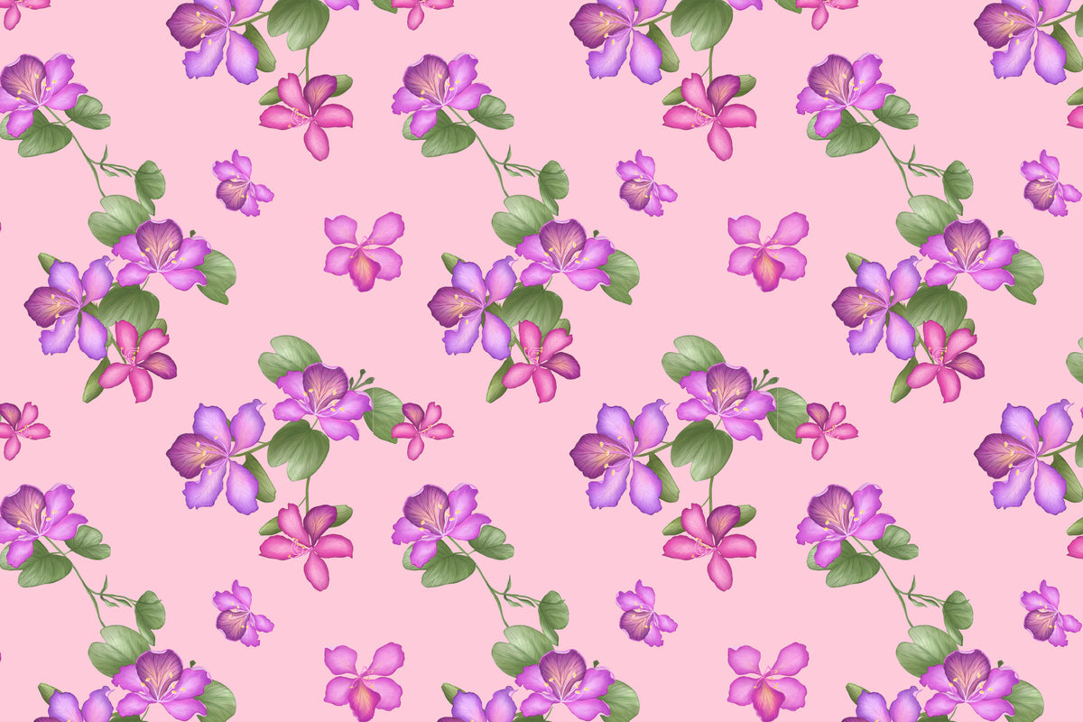 Blossom Bloom Soft Floral Pattern Wallpaper⁠