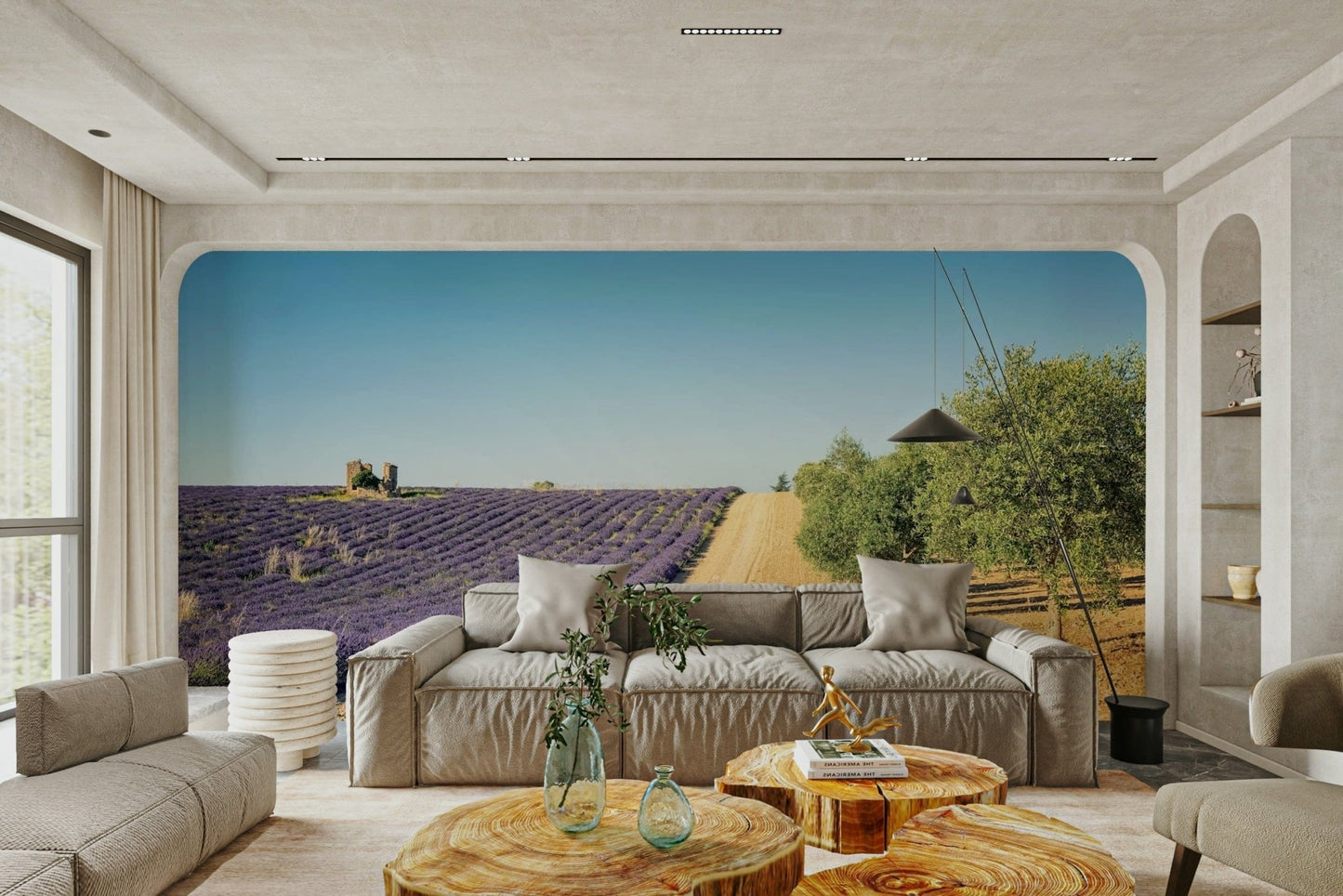 Rustic farm path wallpaper for walls

