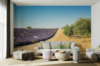 French lavender wallpaper for walls

