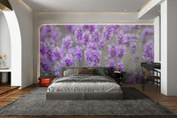 Focus on floral details and expansive view.

