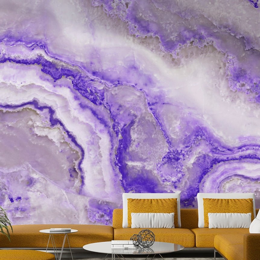 Lavender Flow Wall Mural