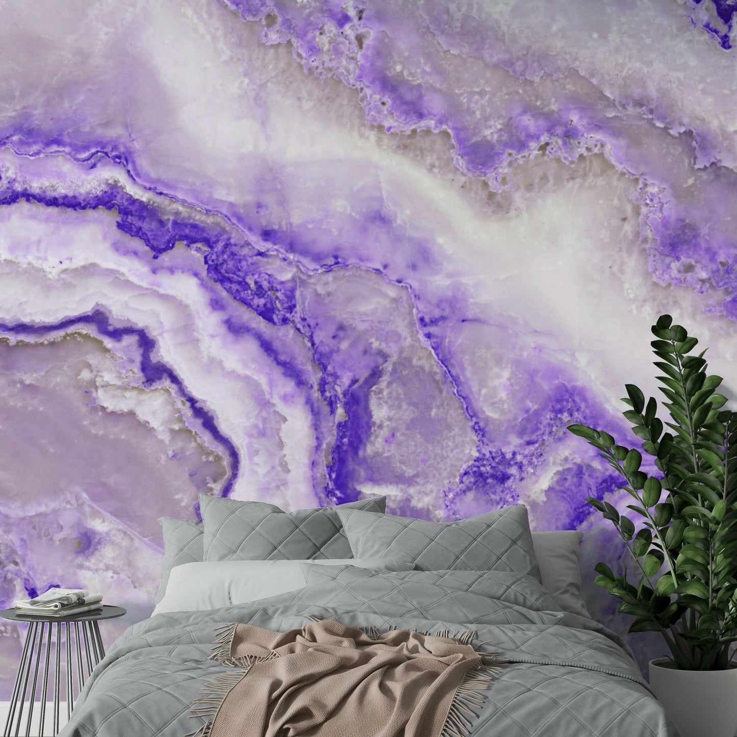 Lavender Flow Wall Mural