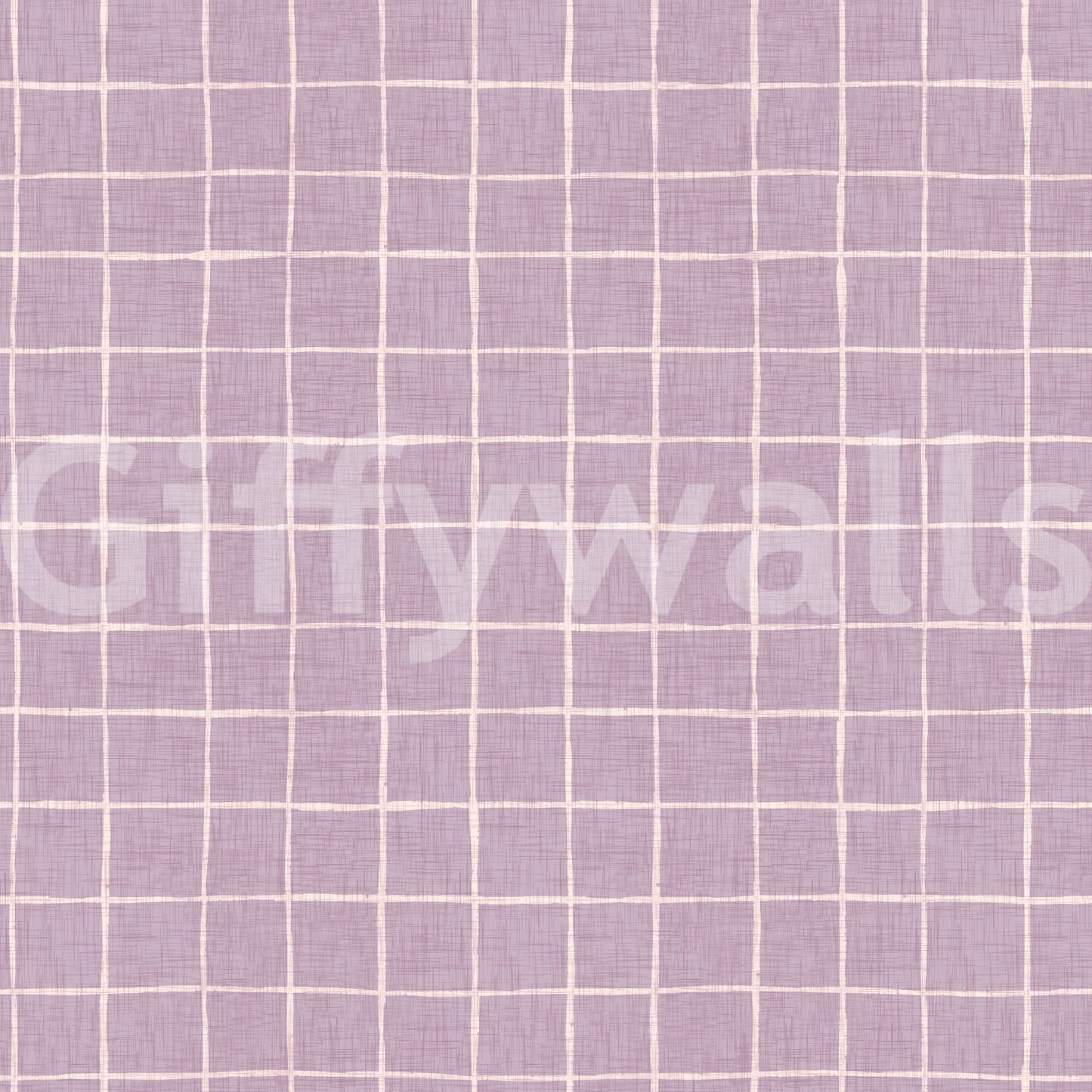Soft purple textured grid print with matte look.