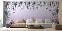 Wisteria Romance Purple Wallpaper Murals - Giffywalls