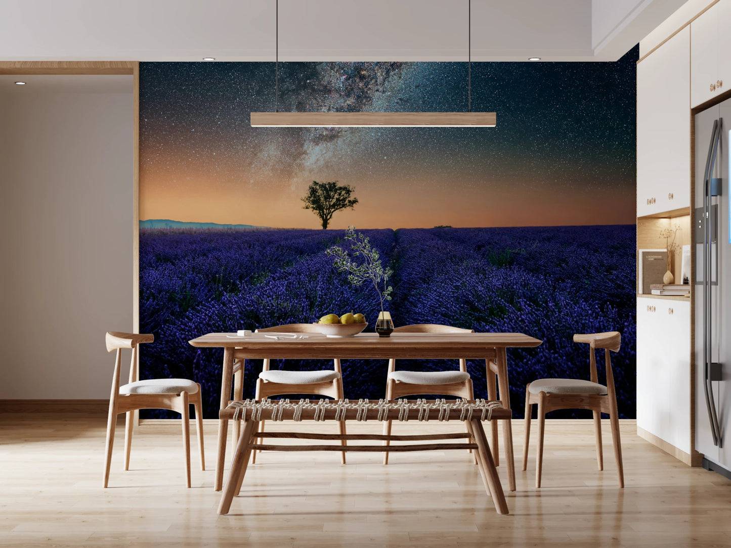 Lavender Night Wall Mural