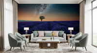 Lavender Night Wall Mural