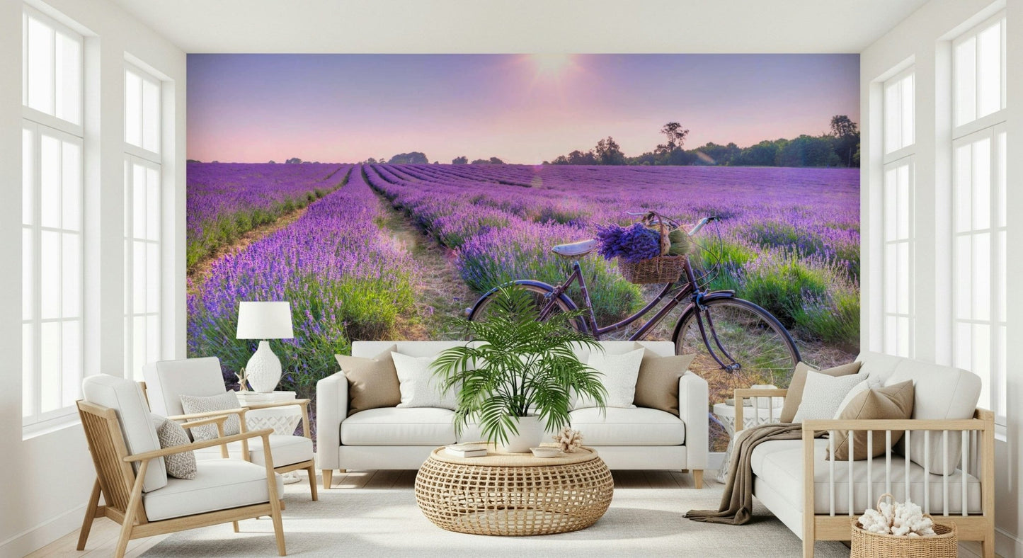 Lavender Ride Wall Mural