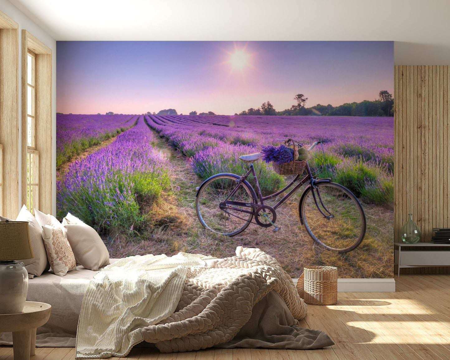 Lavender Ride Wall Mural