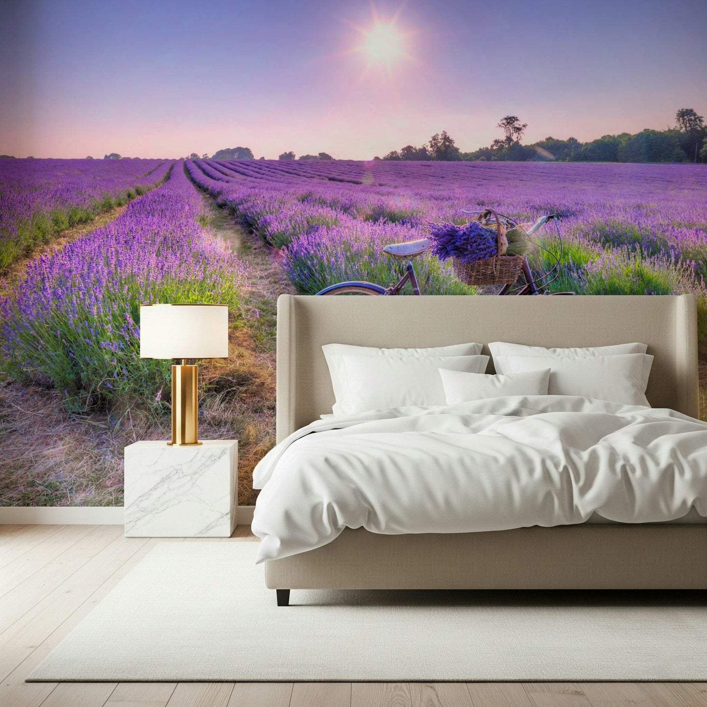 Lavender Ride Wall Mural