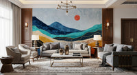 Layered Landscape Wall Mural