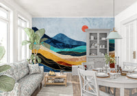 Layered Landscape Wall Mural